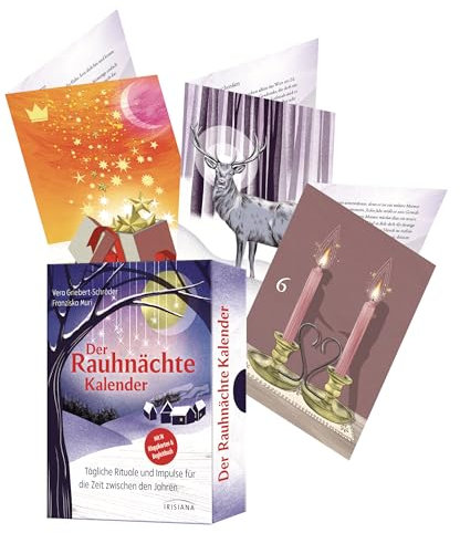 Der Rauhnächte-Kalender: Tägliche Rituale und Impulse für die Zeit zwischen den Jahren - Mit 14 Klappkarten und Begleitbuch