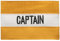 MC-Trend Fußball Kapitänsbinde: Hochwertige und elastische Spielführer-Armbinde für alle Altersklassen – Perfekte Wahl für Ihren Team-Kapitän Captain (1, Gelb/Weiß)