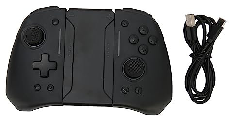 MENDUNER Controller per Joypad Gamepad con Luce RGB a Doppia Vibrazione e Giroscopio a 6 Assi per Giochi