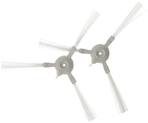 vhbw 2X Seitenbürste kompatibel mit 360 S6 Saugroboter - Reinigungsbürsten Set, weiß