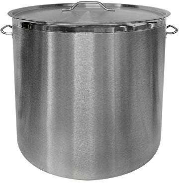 Vaporera Tamalera - Olla industrial de 61 cm para estufa de acero inoxidable TamalesBrewing Mash Tun de diámetro de 24 pulgadas x altura de 23 pulgadas