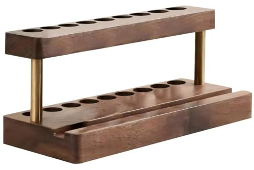 Ymxygz Multifunction Pencil Rack Walnut Pens Holder Portable Pen Stand Desktop Storage Organizer Office School Accessories