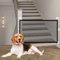 Puerta de malla para mascotas, 110 x 72 cm, puerta de seguridad para perros con 6 ganchos adhesivos