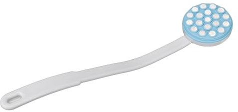 Qukaim Applicatore per lozioni, spazzola per doccia, massaggiatore, spazzola lunga per doccia e bagno, dispenser per crema solare e gel doccia, design portatile, ideale per l'applicazione di schiena e