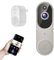 Orbitell Wireless Wi-Fi Video Doorbell Camera with Two Way Audio, AI Motion Detection, Night Vision and Cloud Storage, 2.4G Wi-Fi only (Linen)