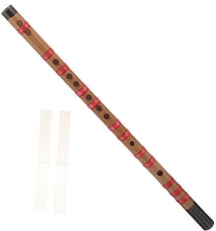 VICASKY Flûte en bambou pour enfant, flûte traversière, instrument tribal, flûte de renard, instrument de flûte pour enfants, instrument de flûte, clarinette pour débutants, chinoise traditionnelle