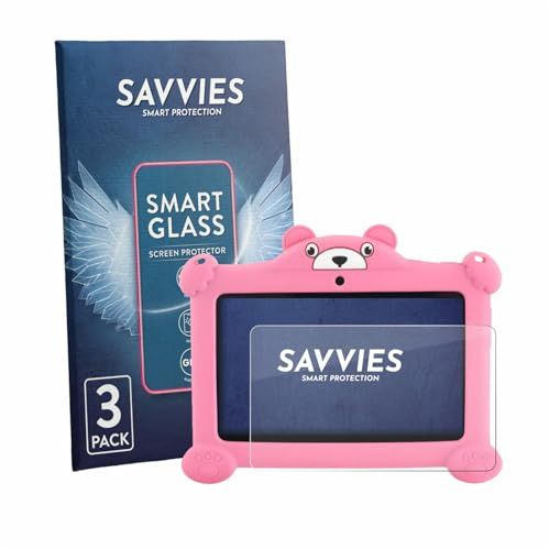 Savvies 3 Stück Panzer Schutz Glas für LETSGOSPT C88 7 9H Schutzfolie HD Klar, Blasenfrei, Anti-Fingerabdruck, Stoßfest, Displayschutz