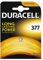 LOT DE 6 PILES DURACELL 377 SILVER OXIDE 1,5V