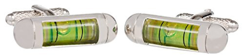 Spirit Level DIY Cufflinks Presented in Onyx Art Cufflink Box