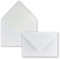 25x Brief-Umschläge C5 - Weiß - gefüttert mit naturweißem Seidenpapier - 100 g/m² - 22,7 x 16,0 cm - Nassklebung