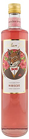 William Fox Premium Hibiscus Syrup 75cl