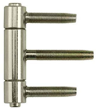 Einbohrband 3-tlg, 20 mm, Stahl/Gelb verzinkt ; 1 Stück (Weiß)