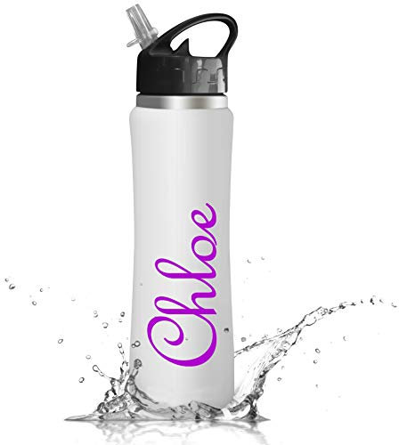 Personalised Name Sticker for Sports Gym Water Bottle Create