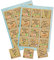 Logbuch-Verlag 24 Viel Glück Sticker Spruchaufkleber Neujahr Silvester Sprüche Glücksbringer Geburtstag Ostern Karte 6 x 6 cm
