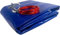 well2wellness® Premium Abdeckplane blau/schwarz mit 200 g/m² für Rundbecken mit Durchmesser 450-460 cm