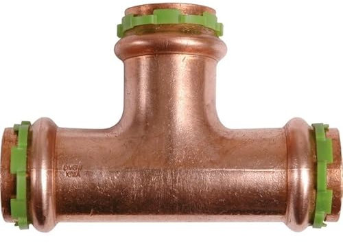 Raccord cuivre en T à sertir - Femelle - Ø 18 mm - Aalberts Integrated Piping Systems