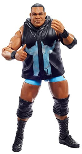 WWE GYC24 - Survivor Keith Lee Actionfigur, Elite Kollektion, ca. 18 cm groß, Figuren zum Spielen und Sammeln, Spielzeug ab 8 Jahren