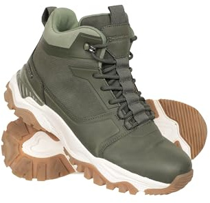 Mountain Warehouse Sierra wasserdichte, legere Wanderstiefel für Damen - Gummi-Außensohle, Phylon-Mittelsohle, Mesh-Futter, EVA-gepolstert - Ideal zum Wandern, Trekken Khaki Damen-Schuhgröße 38 EU