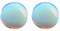 2 PCS Gauge Opal Ohrstöpsel Piercing Schmuck Set Double Flare Sattel Dehnung Gages Tunnel Expander 12mm