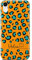 iCaseDesigner Personalised Name with Heart Animal Print Phone Case Compatible with iPhone XS Max. 6. Orange & Teal Leopard