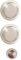 bricoleva.it Kit serrure porte coulissante rosette ronde aveugle sans serrure, poignée avec serrure pour porte coulissante (couleur chrome satiné)