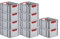 PROREGAL SuperSparSet 10x Eurobox NextGen Color | HxBxT 22x30x40cm | 20 Liter | Griffe rot offen | Glatter Boden | Eurobehälter, Transportbox, Transportbehälter, Stapelbehälter