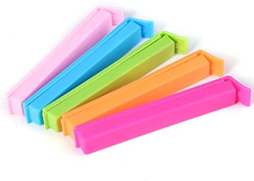 Verschluss Clips,Tütenclips, Verschlussclips, Clips für Tüten, Gefrierbeutel Clips, Beutelverschlussclips, für Zuhause Küche Büro,zum Versiegeln von Lebensmitteln Snacks Kaffee