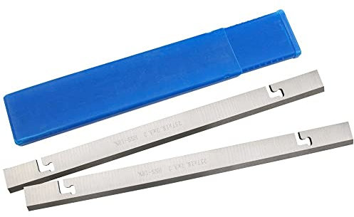 LITAO-XIE, 1 Pair 257mm HSS Wood Planer Blade 257 X 18.2 X 3.2mm Thicknesser Knife For Fox F22-561 MacAllister COD1500PT Axminster CC10T