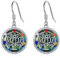 ZIPPICE Ohrringe für Damen 925 Sterling Silber Hängend Chakra Ohrringe Lotus Ohrringe Schmuck Geschenke für Frauen, Teenager, Mädchen, Mutter