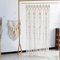 Rideau mural en macramé - Tissage moyen - Tapisserie en macramé - Séparateur de pièce - Rideau de fenêtre - Rideau de porte - Rideau de porte - Style bohème - Pour chambre à coucher, fête de mariage -
