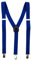 TrendandStylez Hosenträger, sattes Blau, 2,5 x 50-90cm, für Damen und Herren, Kostüm Accessoire, bis 195cm Körpergröße