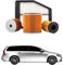 Kit Tagliando 4 Filtri per VOLVO V50 2.0 D 100 kw anno 2004<>2010