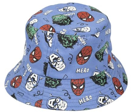 CERDÁ LIFE'S LITTLE MOMENTS Marvel Cap für Kinder, Anglermütze, Blau, Einheitsgröße für Jungen
