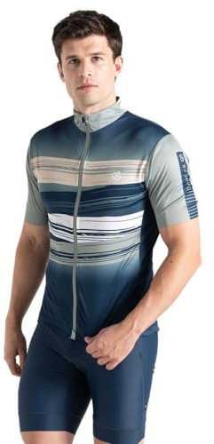 Dare 2b Men's AEP Pedal Short Sleeved Jersey T-Shirt Green