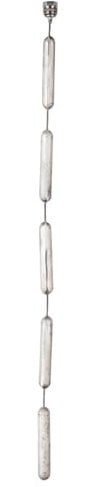 Magnesium Kettenanode 22 x 800 mm 1 1/4 DN32 flexibel 5-teilig mit PTFE-Dichtung Magnesiumanode Opferanode Schutzanode