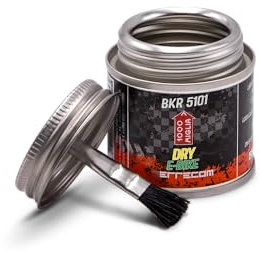 1000 Miglia BKR 5101 E-BIKE DRY Lubrificante Catena Bici Elettriche, Condizioni tracciato Asciutte e Polverose, formula fluorescente e profumata, Barattolo All-In-One con Pennello incluso - 60 ml