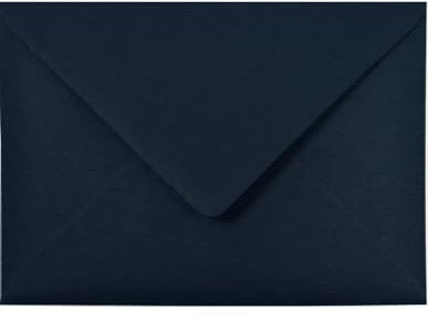 Netuno 25 farbige Briefumschläge Dunkelblau DIN B6 12,5 x 17,5 cm 120g Materica Cobalt bunte Umschläge edel hochwertig Briefhüllen Naturpapier ökologische Kuverts elegant für Einladungen Hochzeit