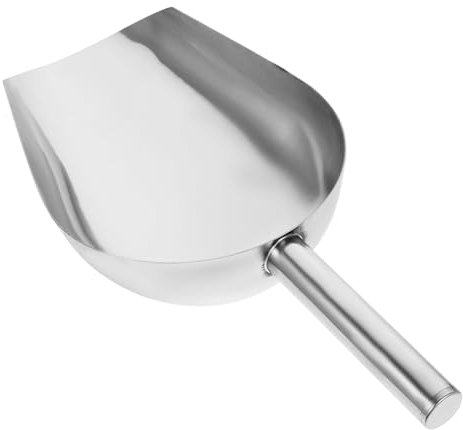 AUTSUPPL 1stück Edelstahl Eisschaufel Und Mehlschaufel Multifunktionale Schaufel Für Lebensmittel Für Eiswürfel Reis Süßigkeiten Bohnen Und Mehr Für Partys Und Küche