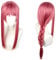CGVG Anime Cosplay Wig for Chainsaw Man Makima Wig Pink Long Braid Wig with Bangs Synthetic Heat Resistant Wig for Women Girls Halloween Party Comic Costume