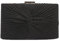 MICHELLE MOON Handtasche Damen Klein Elegant mit Glitzer | Abendtasche Schwarz | Clutch Schwarz für Hochzeit, Party und besondere Anlässe | Handtasche Damen Schwarz mit abnehmbarer Schulterkette