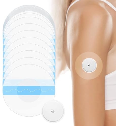 50 Pack Freestyle Sensor Covers for Libre 2, Libre Sensor Covers Latex-Free Medical Adhesive Patches, Waterproof Sensor Patches, Waterproof Adhesive Transparent Tape