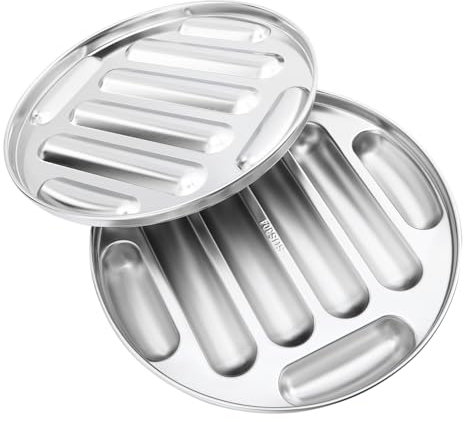 Ciieeo Molde Antiadherente Para Hot Dog Pan Molde Para Hornear Salchichas Mini Fabricante De Perros De Maíz Molde Para Hot Dog Molde Para Hornear Hot Dog Parrilla Molde Para Salchichas