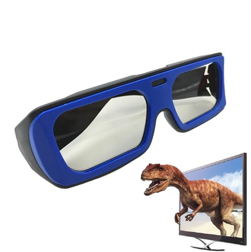 Nuyhadds 3D -Brille für Erwachsene, Anaglyphe 3D -Brille, 3D polarisierte Filmbrille, Ultra-Light-Theaterzubehör komfortable Nicht flehende Video-Display Eyewear für Kino