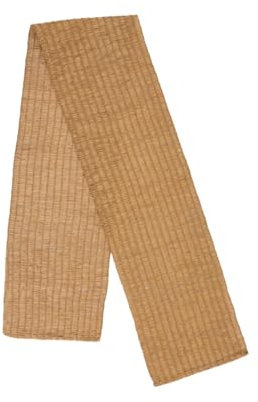 Chemin De Table Nappe À Rayures Marron Paille, Décoration De Vacances Rétro-30*160CM
