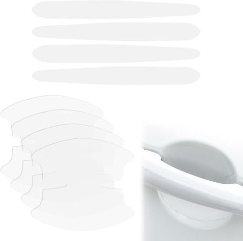 VERVELINK Kratzfeste Schutzfolie für Autotürgriffe 8 Stück Für Skoda Octavia 2018-2020, Transparent Selbtklebend Auto Türgriffe Kratzschutz Aufkleber Einfache Montage