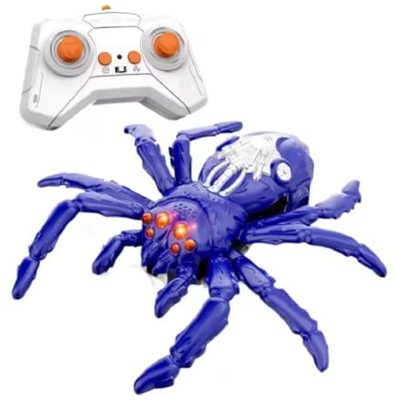 Wall Climbing Gecko Spider Toy, Ferngesteuerte Spinne Spielzeug, Wiederaufladbare Kletterwände und Krabbeln Auf Dem Boden Spinne Ferngesteuert Spielzeug, Geschenk für Jungen und Mädchen