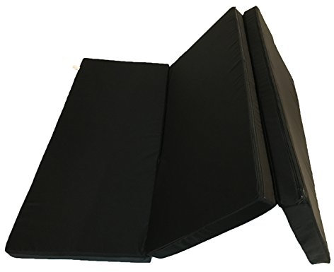 Premium Schlafauflage für V-Klasse | Klappmatratze 185x138x8cm, Schwarz | Faltbare Matratze für Bus, Faltmatratze Camping