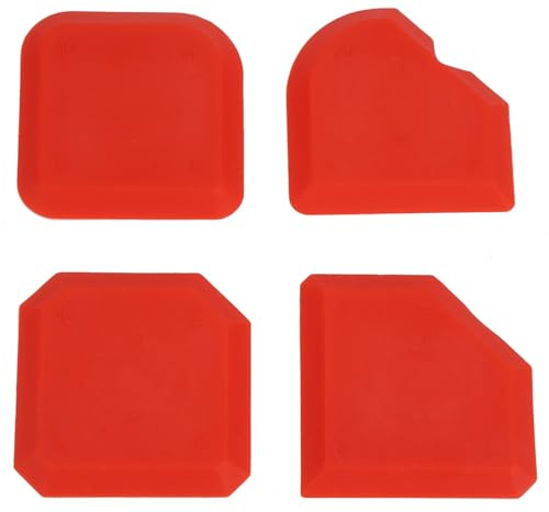 4 Pieces Caulking Tool Kit Silicone Sealant Remover, Applicator & Cleaner for Kitchen, Bathroom, Floor Sealing & Caulking Jobs