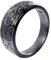PAURO Herren Jahrgang Auge von Gott Ring Edelstahl Schwarz Größe 62 (19.7)