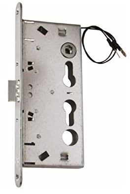 Art. 214910654D Serrure électrique pour portes coupe-feu anti-feu 12 V AC/DC Poignée extérieure 1 point latéral Seulement décrochage Ouverture avec poignée sur le côté extérieur uniquement pendant